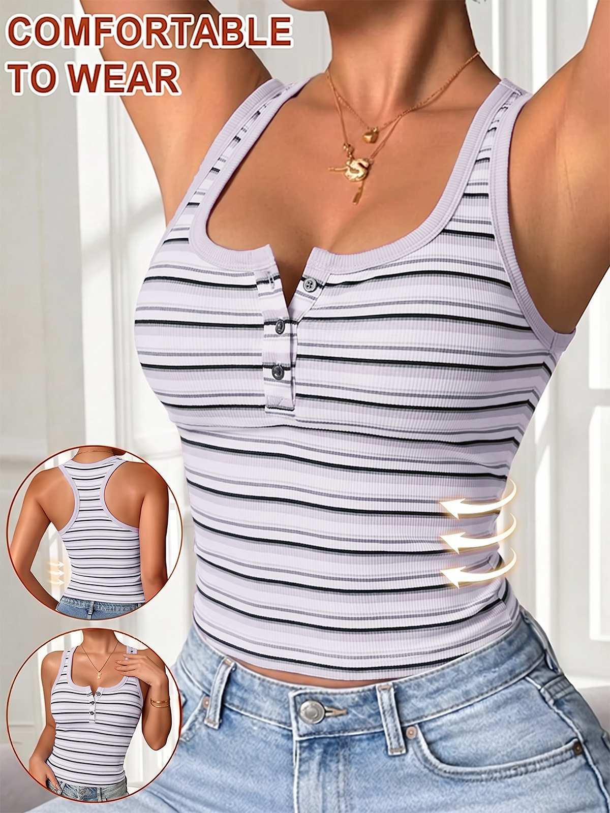 EMMIOL Canotta con reggiseno