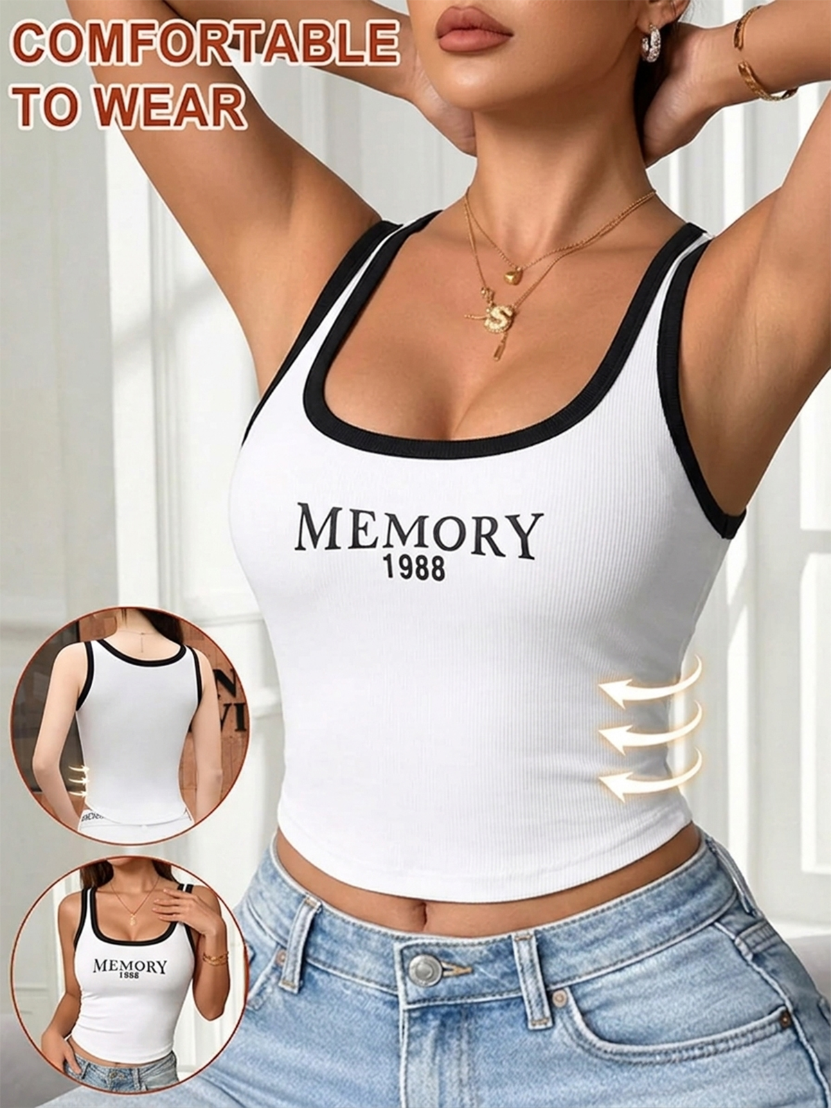 EMMIOL Canotta con reggiseno