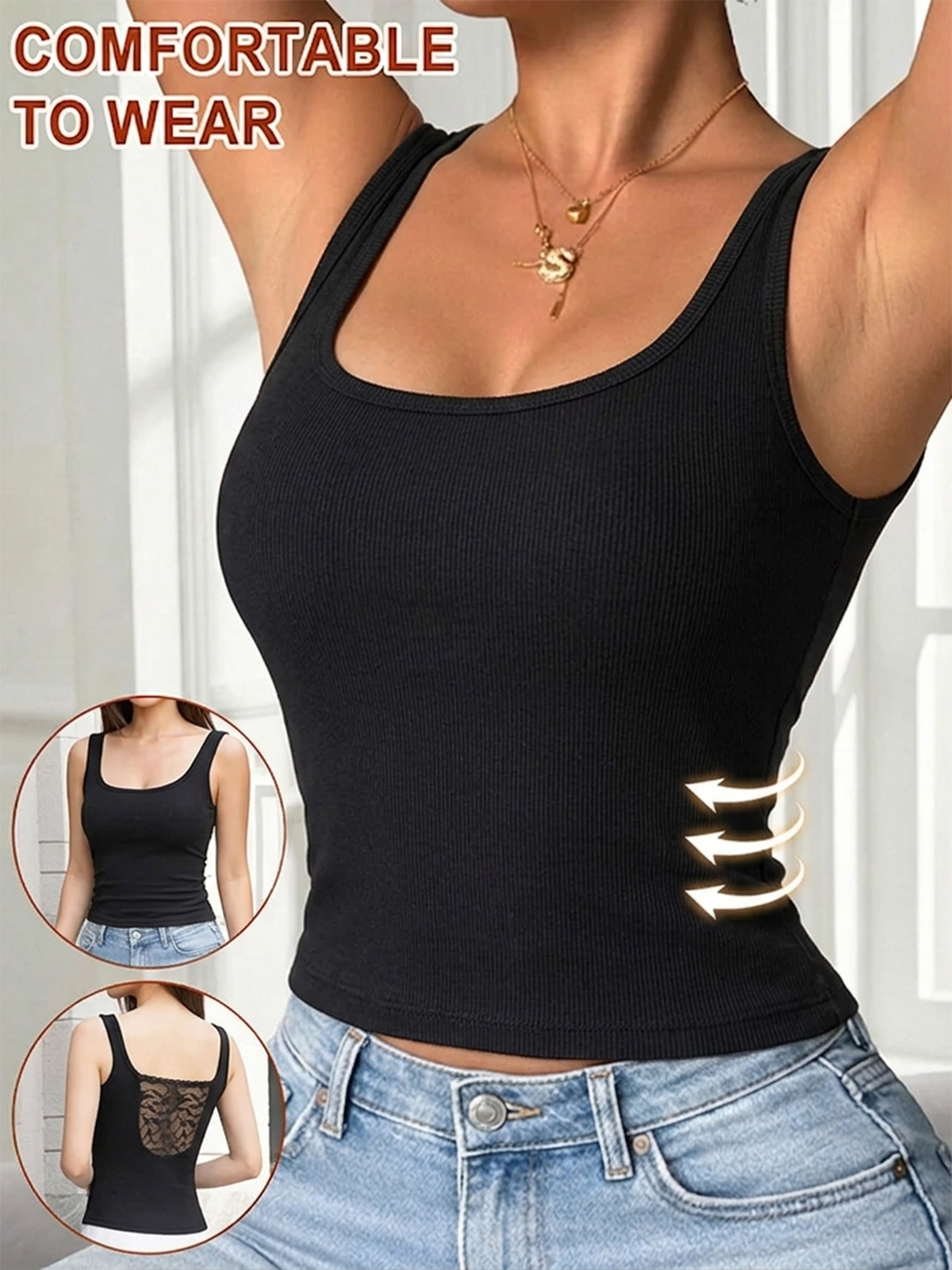 EMMIOL Canotta con reggiseno