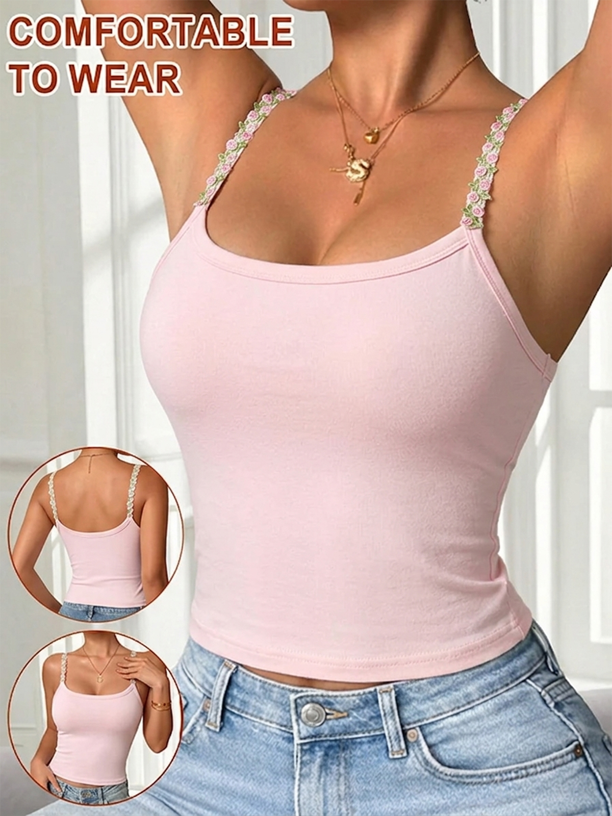 EMMIOL Lined bras Cami Top