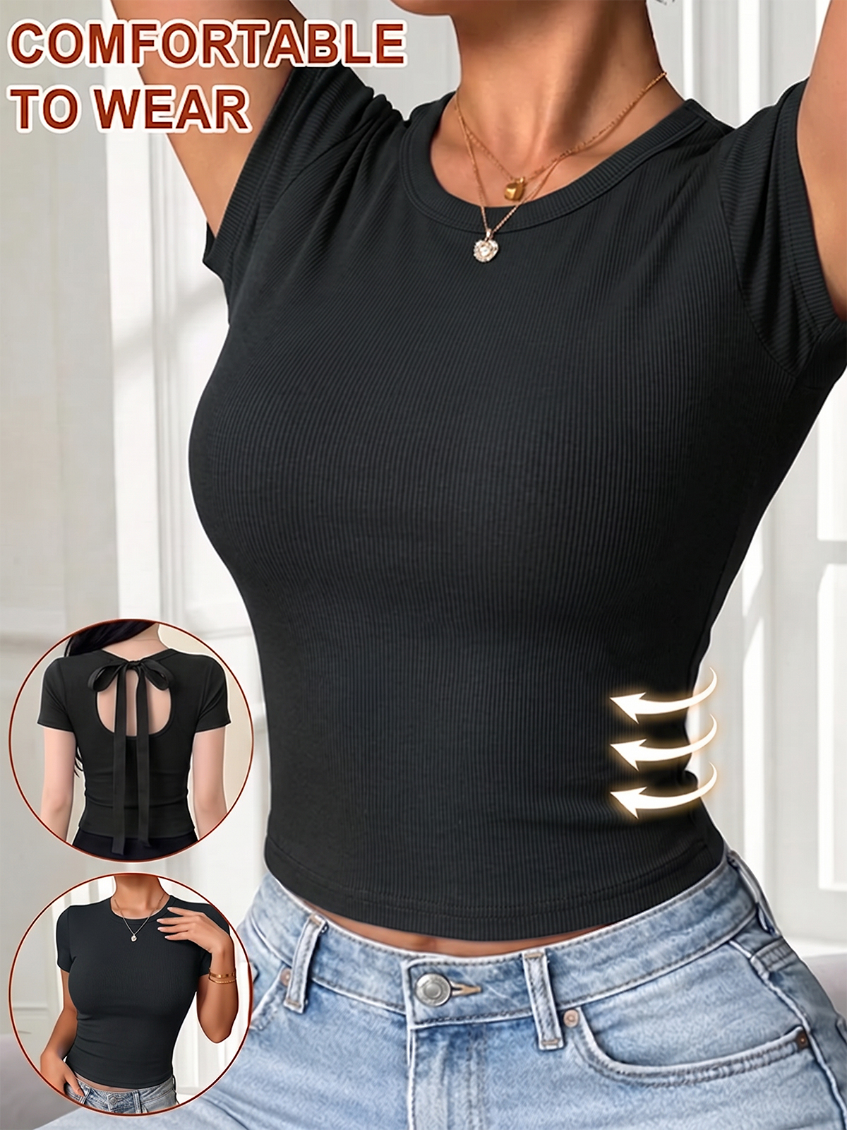 EMMIOL Lined bras Short Sleeve