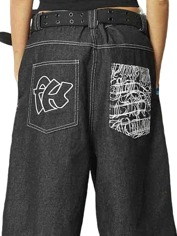 EMMIOL Relaxed Stylish Design Denim Shorts