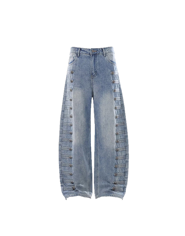 EMMIOL Jeans estilo boyfriend con lavado vintage