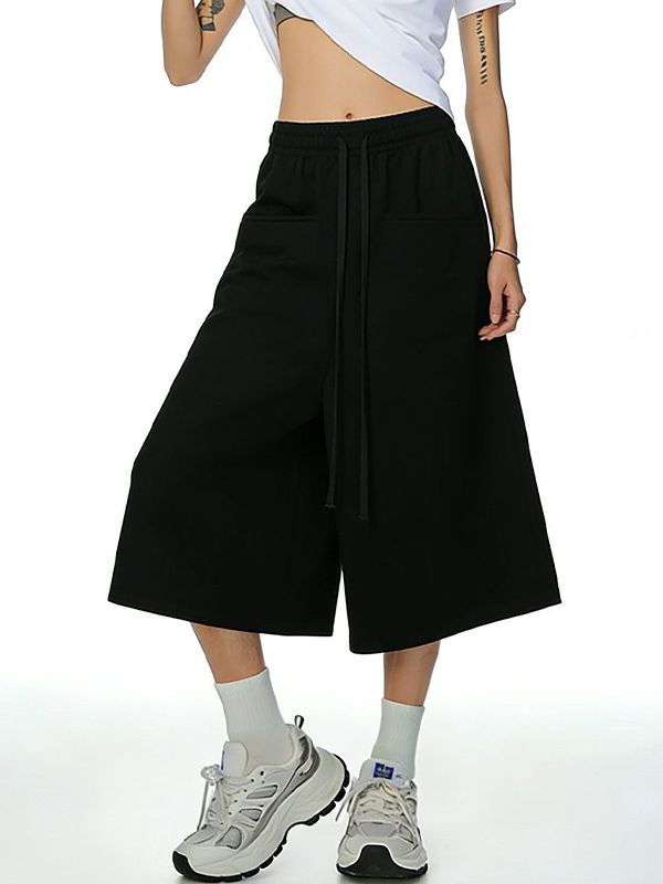 EMMIOL Pantalones cortos con bolsillos al estilo americano