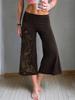 EMMIOL Pantalones cortos con estampado floral de estilo vintage