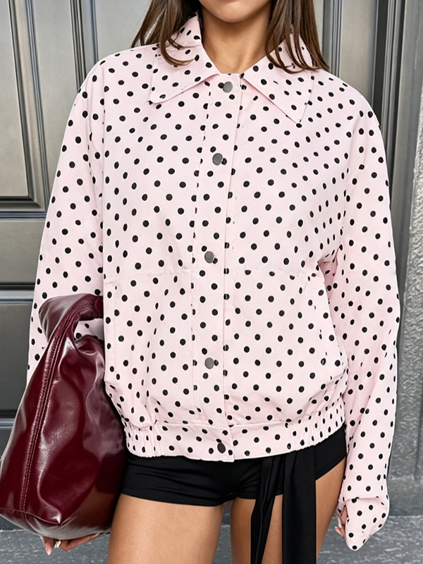 EMMIOL French Polka Dots Jacket