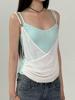 EMMIOL Stilvolles zweiteiliges Set: Camisole-Top