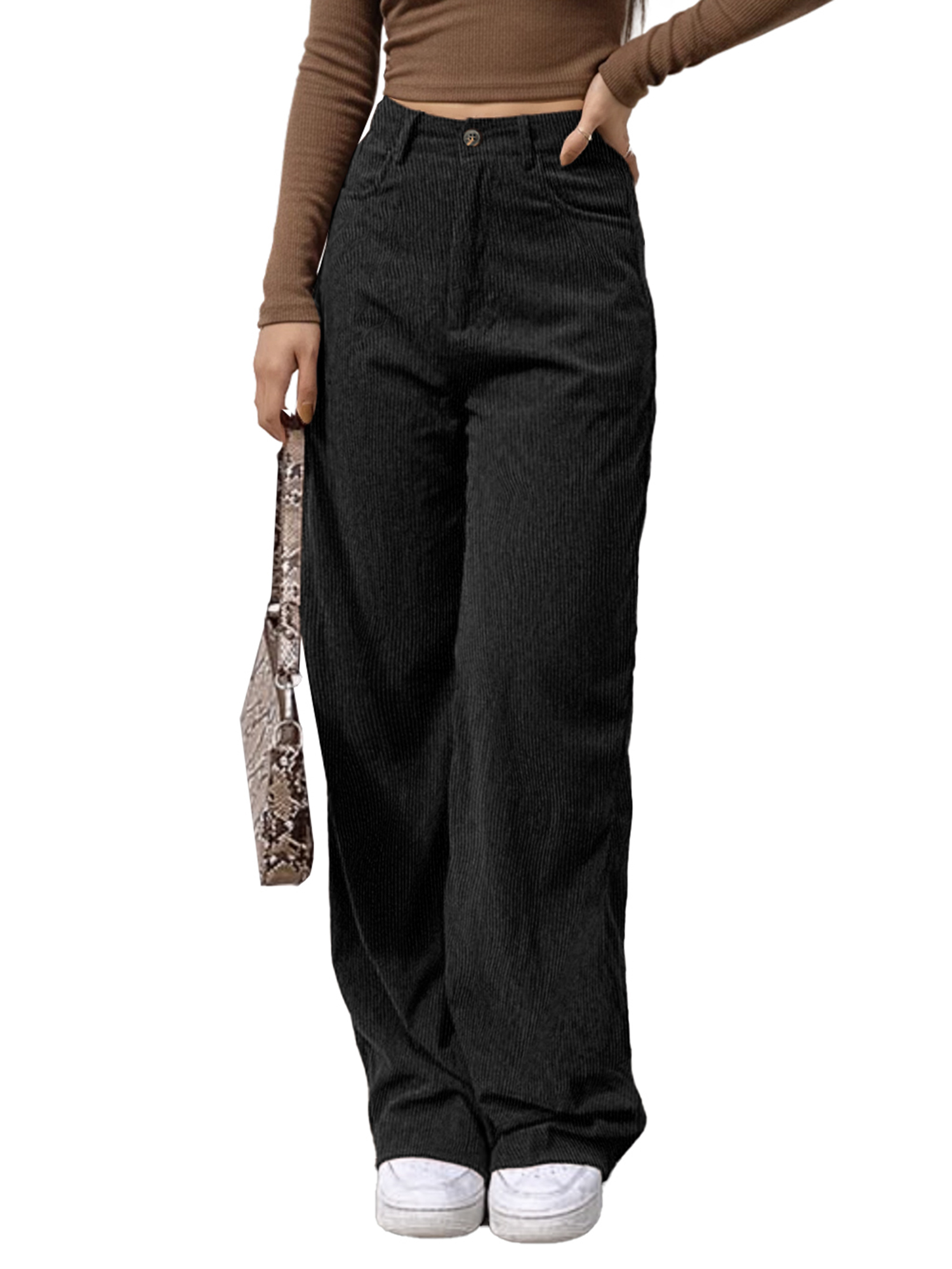 EMMIOL Vintage Kord Weit Hosen