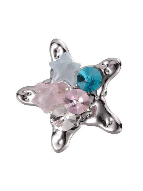 EMMIOL Colorful Diamond Decor Star Hair Clip