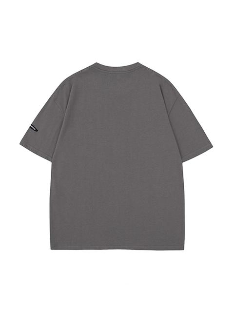 T-shirt a maniche corte oversize da strada da uomo