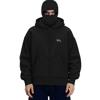 EMMIOL Men's Street Double Hat Oversized Hoodie