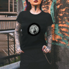 EMMIOL Black Graphic Print T-Shirt
