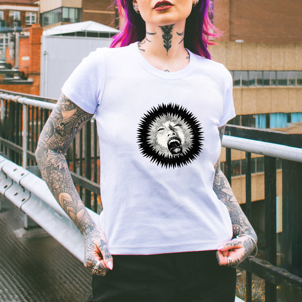 EMMIOL Black Graphic Print T-Shirt