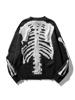 EMMIOL Oversized Skeleton Knit Sweater