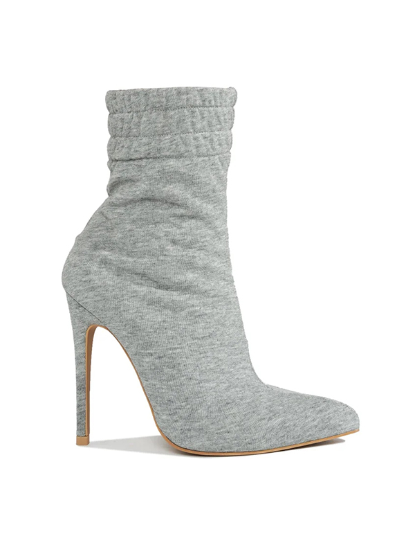 EMMIOL Nauvoo Pointy Toe High Heel Ankle Booties