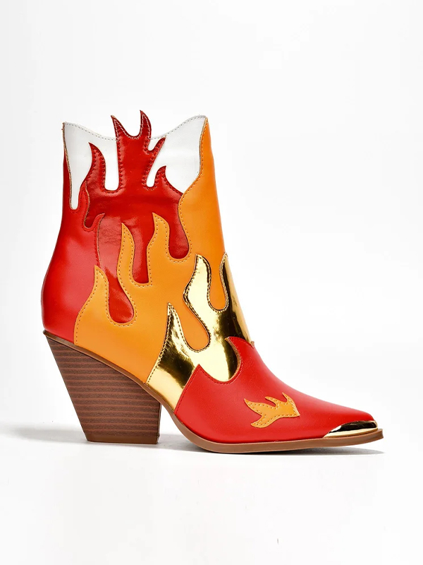 EMMIOL Botines con cremallera y puntera en punta de metal Dumpa