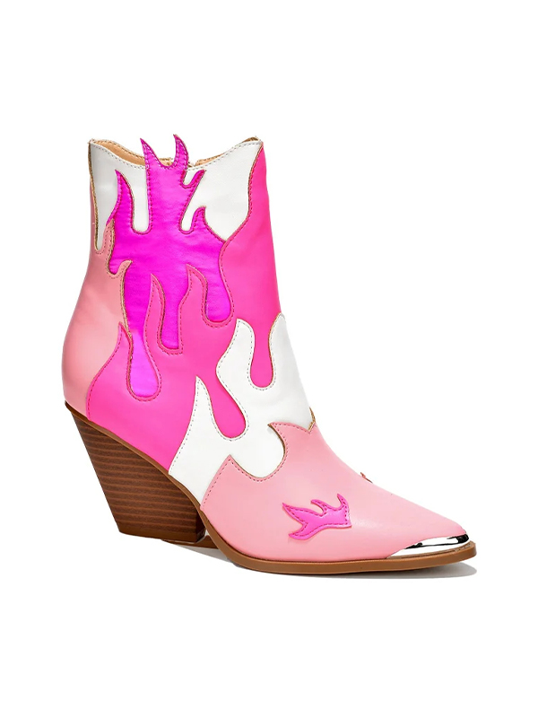 EMMIOL Botines con cremallera y puntera en punta de metal Dumpa