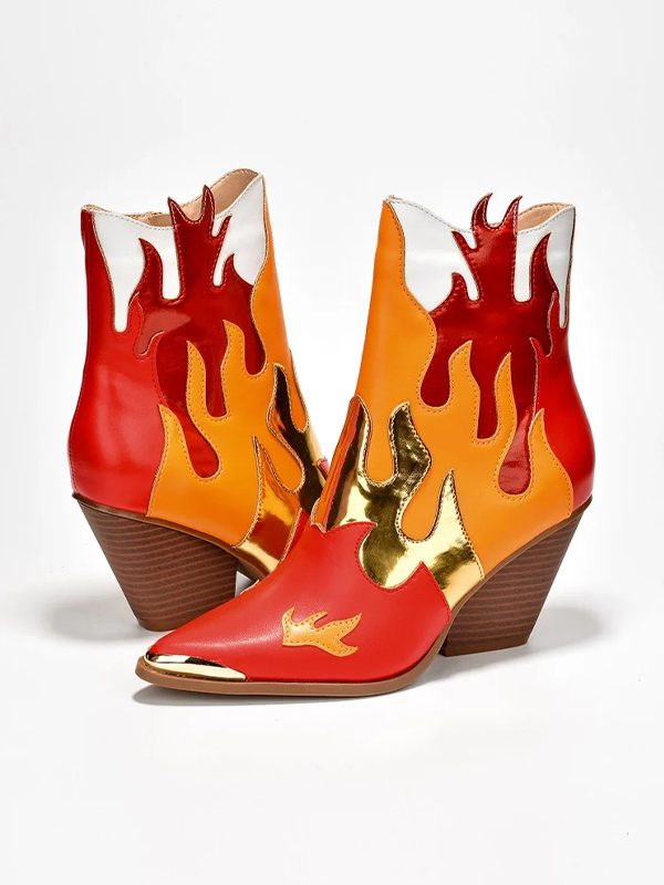 EMMIOL Botines con cremallera y puntera en punta de metal Dumpa