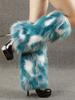 EMMIOL Tie Dye Faux Fur Leg Warmer