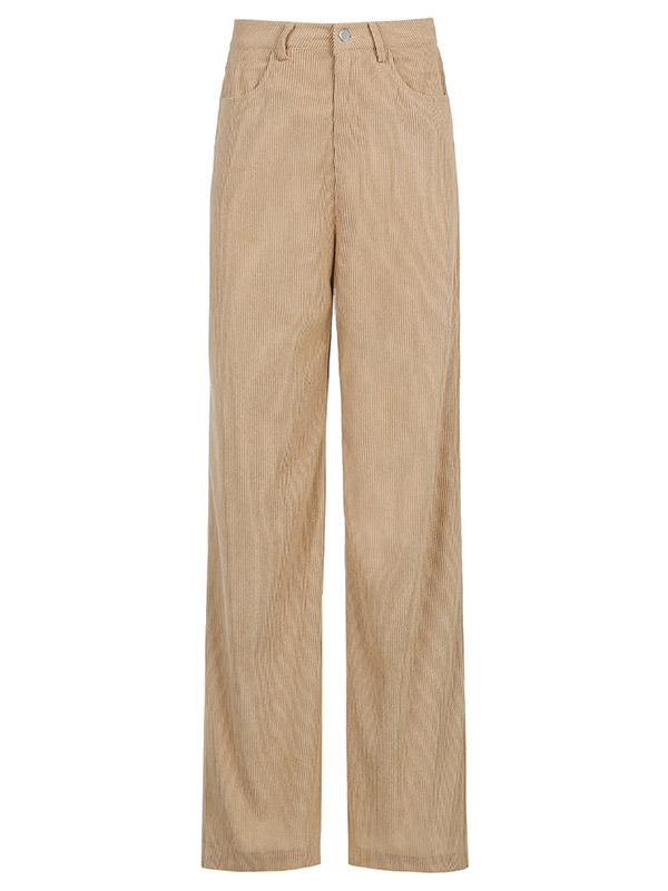 EMMIOL Vintage Corduroy Baggy Pants