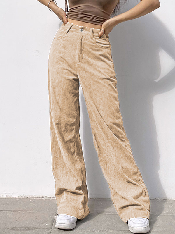EMMIOL Vintage Corduroy Baggy Pants