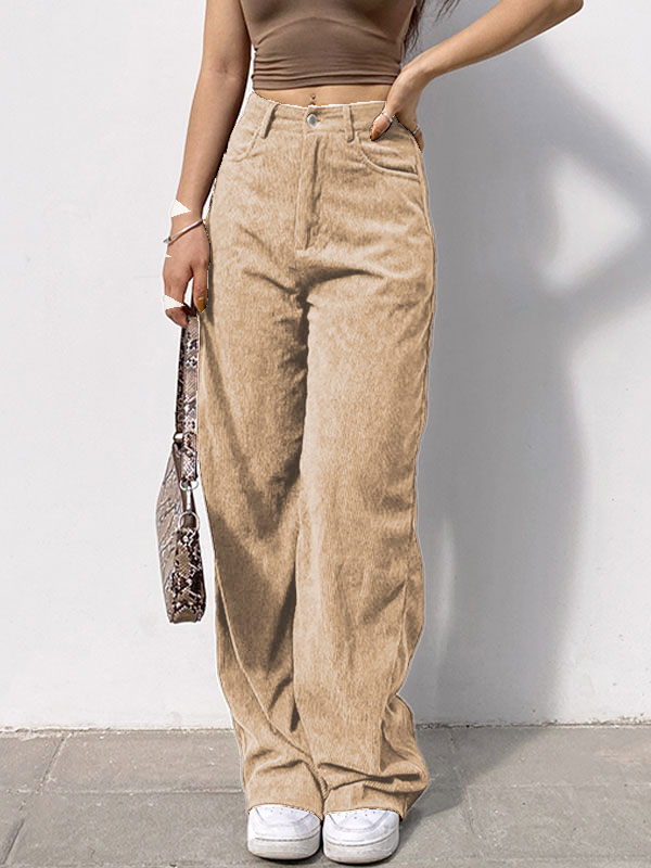 EMMIOL Vintage Corduroy Baggy Pants