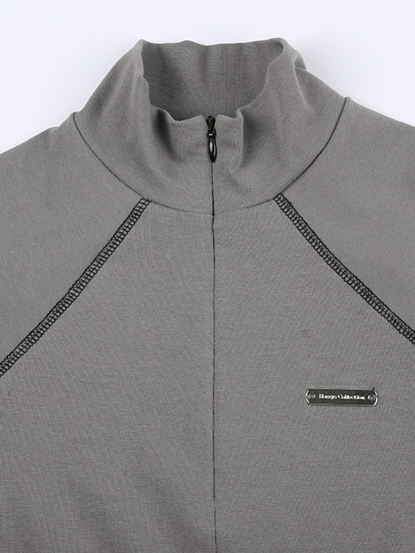 EMMIOL Top a maniche lunghe con dettaglio punto