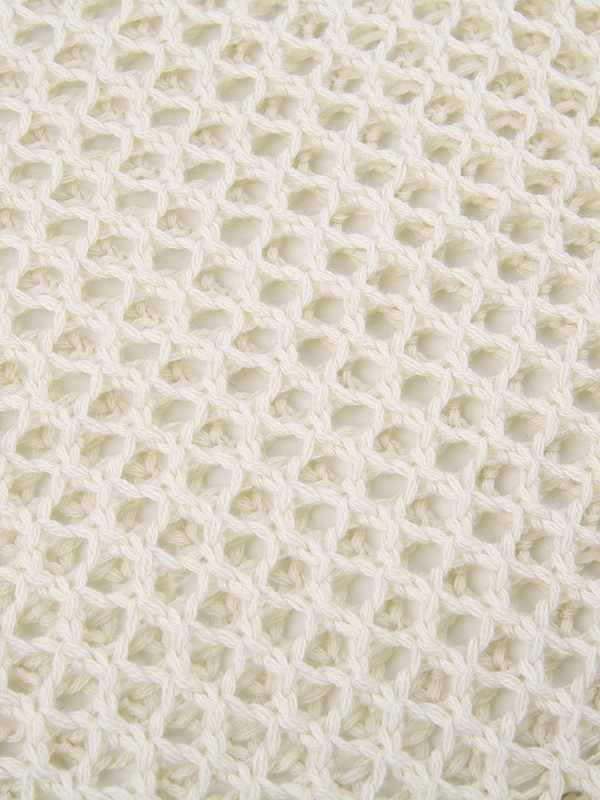 EMMIOL Hollow Out Star Crochet Knit Top