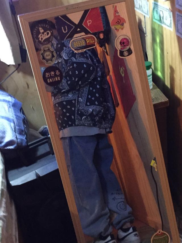 Men's Graffiti Print Jeans